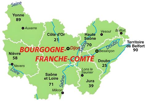 Quels Sont Les D Partements De Bourgogne Franche Comt