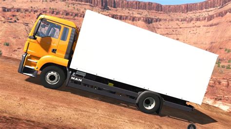 Beamng Drive Man Tgs Box Truck On The Dirt Roads Of Utah Youtube