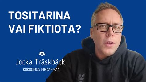 Terve talous on jokaisen suomalaisen etu Jocka Träskbäck Kokoomus