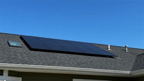 Residential Roof Mounted Solar Installation Teutopolis Il