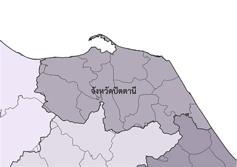 Pattani Province Map Thailand Asia Stock Illustration - Download Image Now - Adventure, Andaman ...