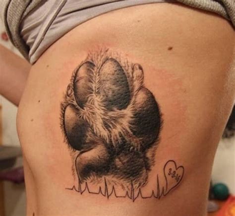 70 Best Paw Print Tattoo Ideas For Dog Lovers Pawprint Tattoo Dog