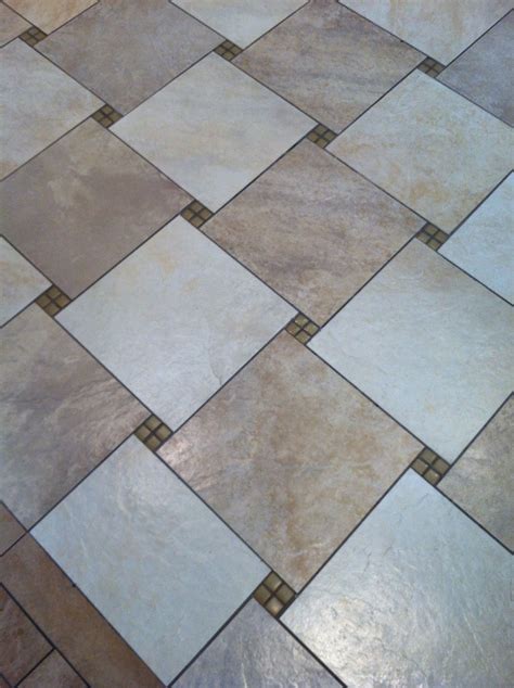 Floor Tile Pattern Makes A Change From The Norm Floortiles