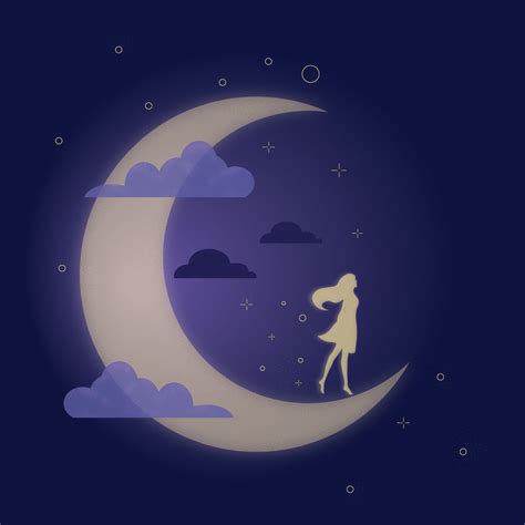 Moon Girl By Varvara Ch On Dribbble