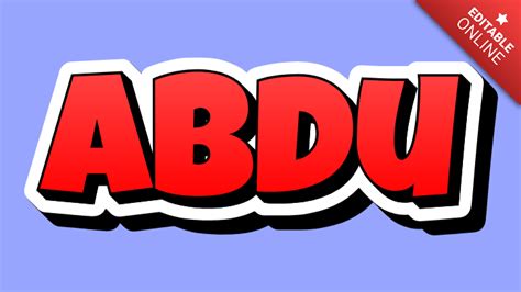 Abdu Betty Boop Text Effect Generator