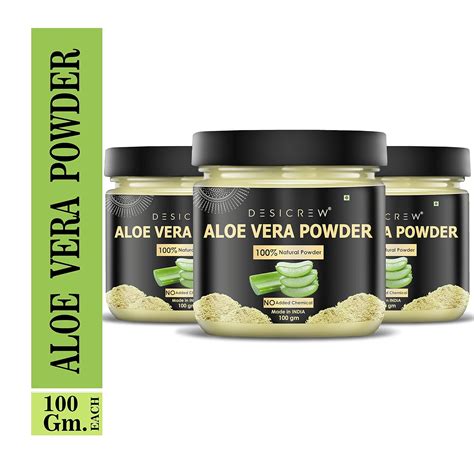 Desi Crew Aloe Vera Powder For Face Aloe Vera Powder For Skin Aloe