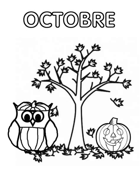 Coloriage Octobre Imprimable T L Charger Et Imprimer Gratuit Sur