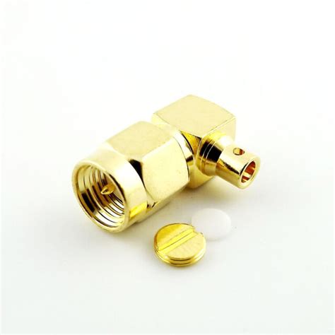 Sma Male Plug Right Angle Solder For Semi Rigid Rg405 0086 Cable Rf Connector Ebay