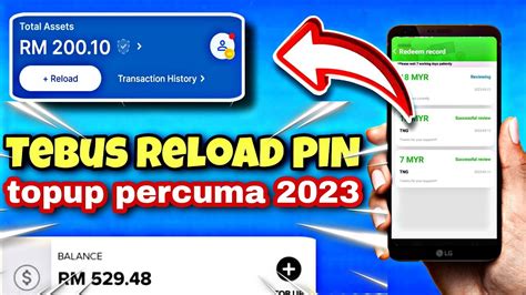 Topup Free Tebus Pin Topup Percuma Dari Touch N Go Terbaru