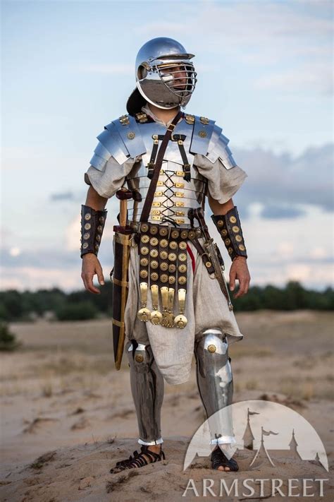 Roman Armor Stainless Steel Lorica Full Set “cassius” Roman Armor