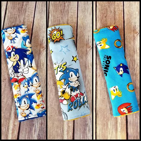 Sonic The Hedgehog Seat Belt Cover Burpie Bibs Boutique