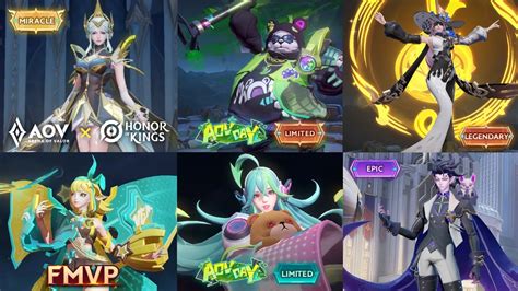 Aov New Skin Krixi Butterfly Kaine Ilumia Zuka Keera Aov X Hok