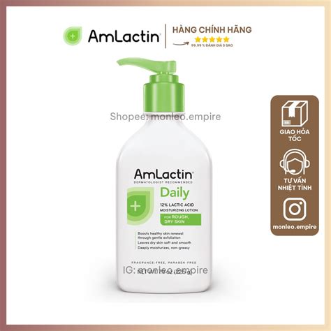 Kem Dưỡng ẩm Dưỡng Thể Amlactin Daily Moisturizing Body Lotion 12 Lactic Acid 567g Shopee