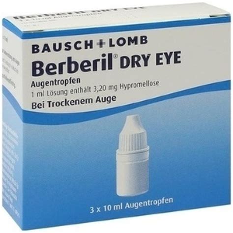 Berberil Dry Eye Augentropfen X Ml Schon Ab Eur Pzn