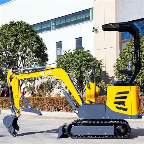 CE EPA Euro 5 Mini Digger With Platform Ground Clearance 380 Mm 1 5