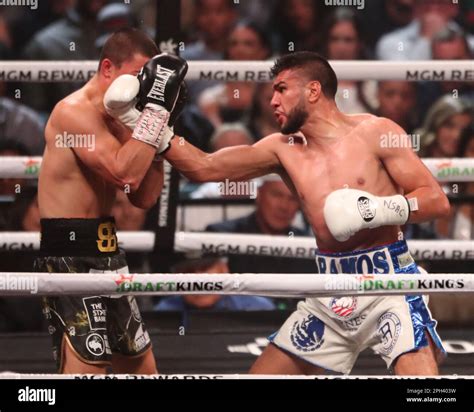 Las Vegas Nevada March 25 R L Jesus Ramos Punches Joseph Spencer