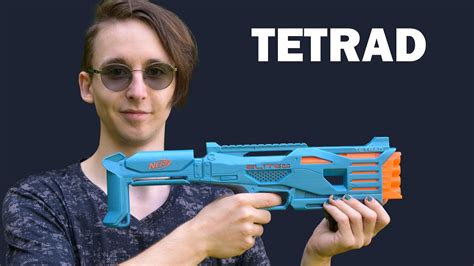 Nerf Elite 2 0 Tetrad Unboxing Review Test MagicBiber Deutsch