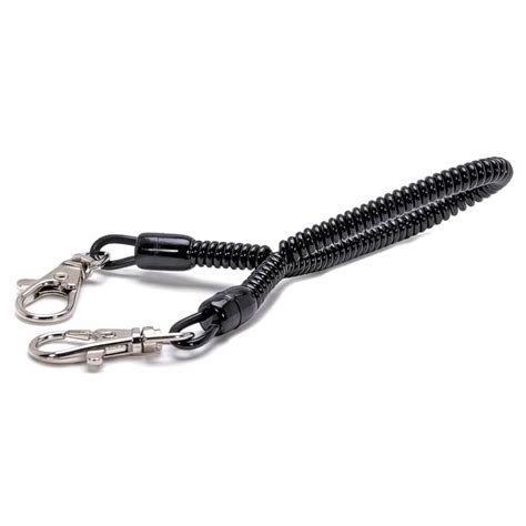 Lanyard Spirale mit Zwei Karabiner