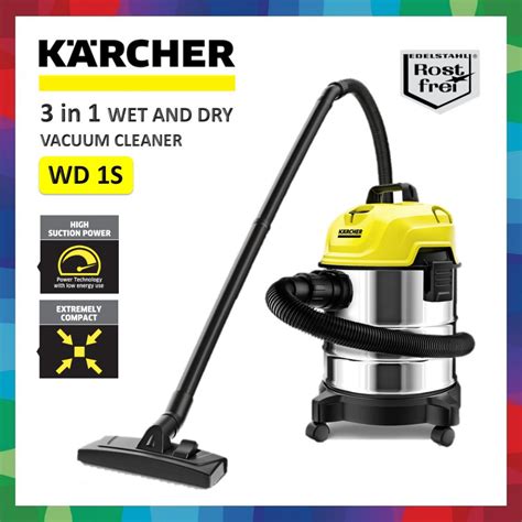 KARCHER WD1S WET AND DRY VACUUM CLEANER 18L WD 1S CLASSIC KAP Shopee