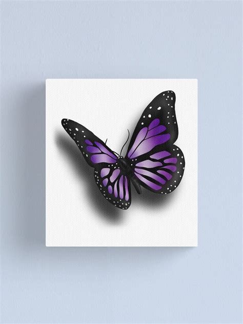 Purple Butterfly Canvas Print For Sale By Wildflowerdw Purple