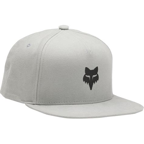 Fox Snapback Cap Core Fox Head Stahlgrau Maciag Offroad