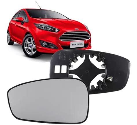 Lente Base Retrovisor New Fiesta 2013 2014 2015 2016 2017 2018 Esquerdo