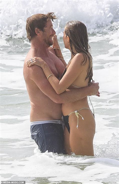 Simon Baker Gets Very Handsy With Bikini Clad New Lover Laura May Gibbs