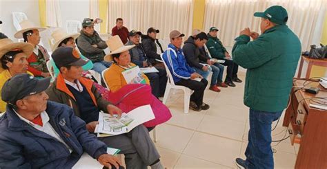 Ancash Productores De Papa En Pamparom S Reciben Capacitaci N En