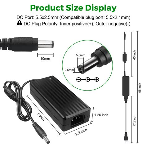 Buy 12V 5A Power Supply Adapter LeTaoXing AC 100 240V 50 60Hz To DC