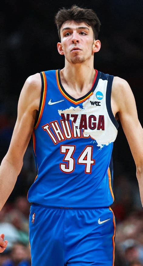 Photo Chet Holmgren In An Okc Thunder Uniform