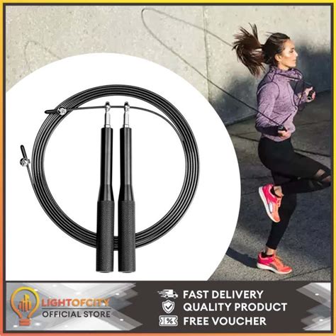 Light Of City Skipping Rope Aluminum Alloy Handle Universal Bearing Pvc