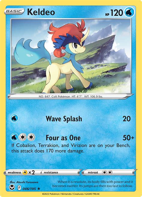 Keldeo Silver Tempest Rare Shady Bloom