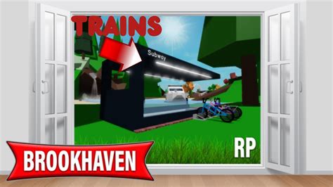 Roblox Brookhaven Rp New Subway Trains Update Youtube