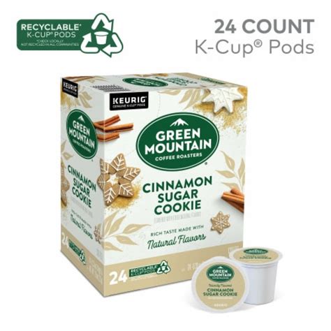 Green Mountain Coffee Roasters Cinnamon Sugar Cookie K Cup Pods Light