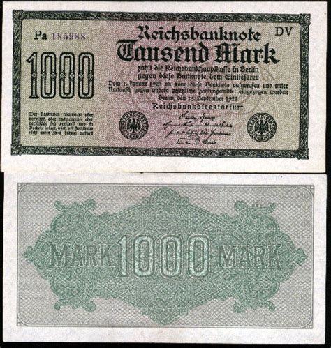 Rosenberg Nr K Banknotenversand