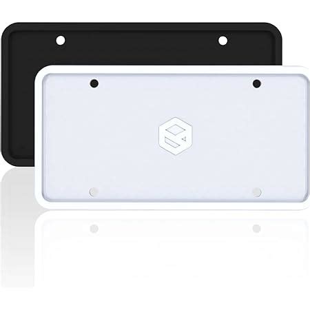 Amazon Rightcar Solutions Silicone License Plate Frames The