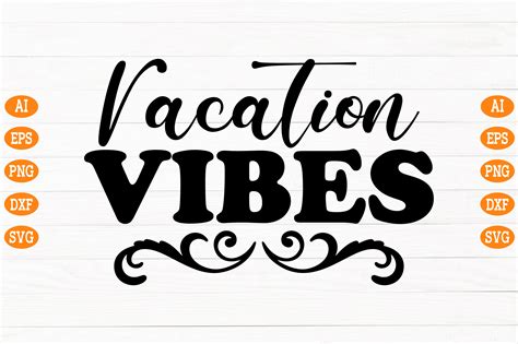 Vacation Vibes Svg Grafik Von Design Art · Creative Fabrica