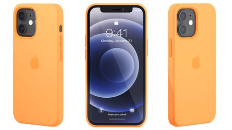 Funda De Silicona Para Iphone 12 Mini Con Magsafe Kumquat Modelo 3d 19