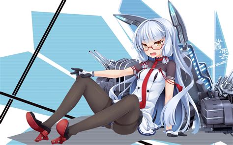 Hintergrundbilder Anime M Dchen Kantai Sammlung Brille Murakumo