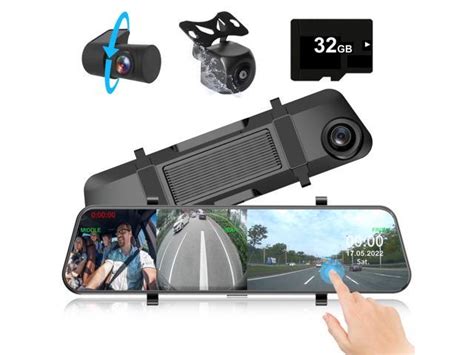 Channel Mirror Dash Cam P Triple Rear View Mirror Dash Cam