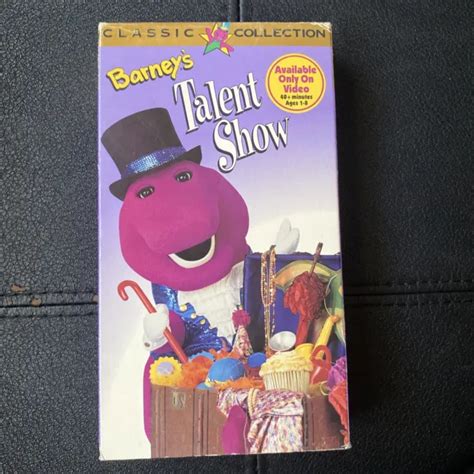 BARNEY TALENT SHOW Classic Collection VHS Video Tape Sing Songs 5 55