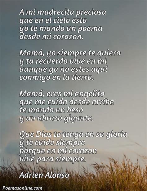 Cinco Mejores Poemas Para Una Mama Muerta Poemas Online