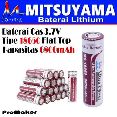 Jual Mitsuyama Baterai Cas Kepala Rata Ultra Power Mah Pcs