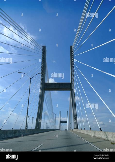 Cables on Suspension Bridge Stock Photo - Alamy