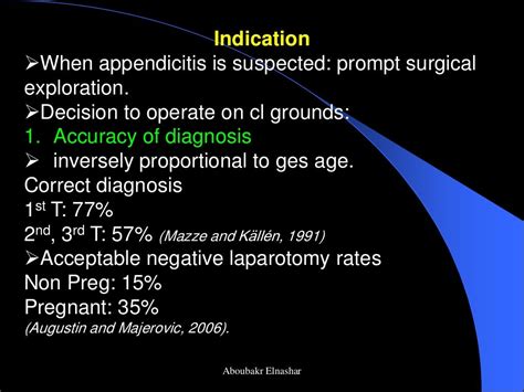 Appendicitis During Pregnancy