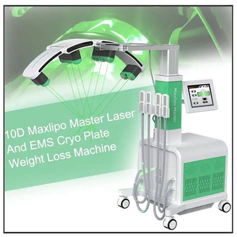 D Maxlipo Master Laser Ems Cryo Plate Weight Loss Machine