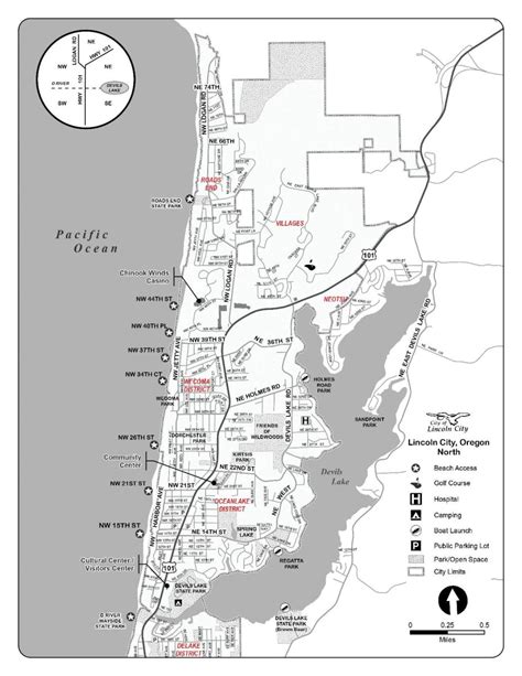 Lincoln City Oregon Map - Metro Map