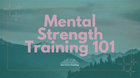 Mental Strength Training Youtube