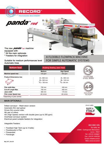 Todos Los Catálogos Y Folletos Técnicos Tg Packaging Bvba