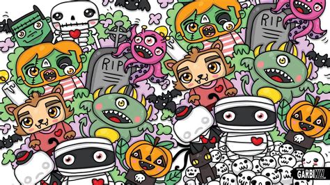 Kawaii Graffiti Monsters Doodle Hello Kawaii Machine Youtube